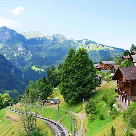 Holiday Flat #1, Chalet Aberot, Wengen, Switzerland Esterno foto