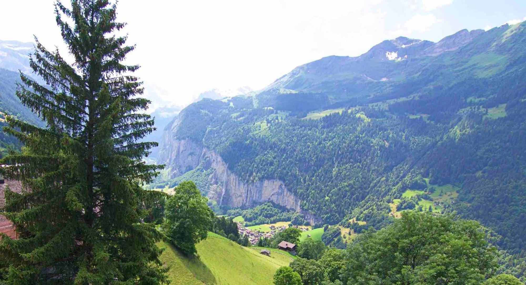 Holiday Flat #1, Chalet Aberot, Wengen, Switzerland Esterno foto