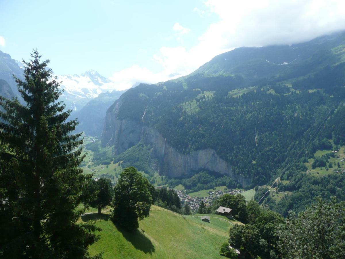 Holiday Flat #1, Chalet Aberot, Wengen, Switzerland Esterno foto