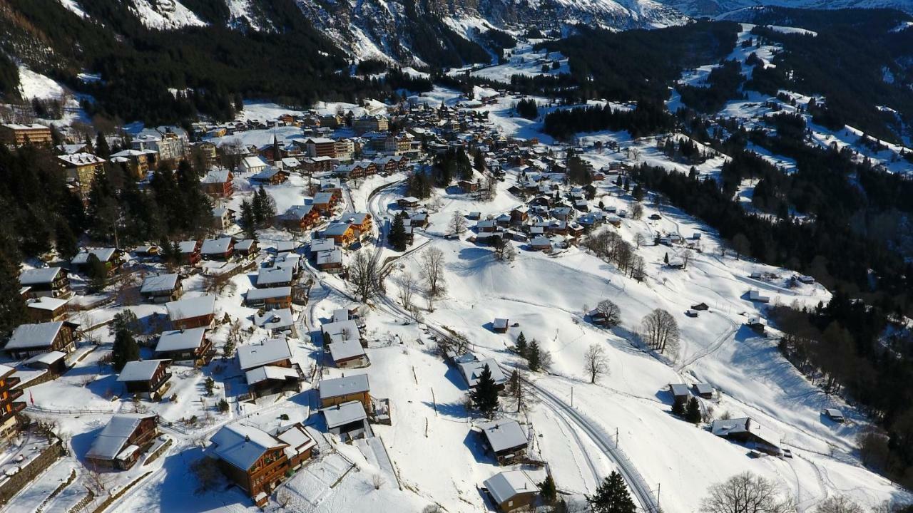 Holiday Flat #1, Chalet Aberot, Wengen, Switzerland Esterno foto