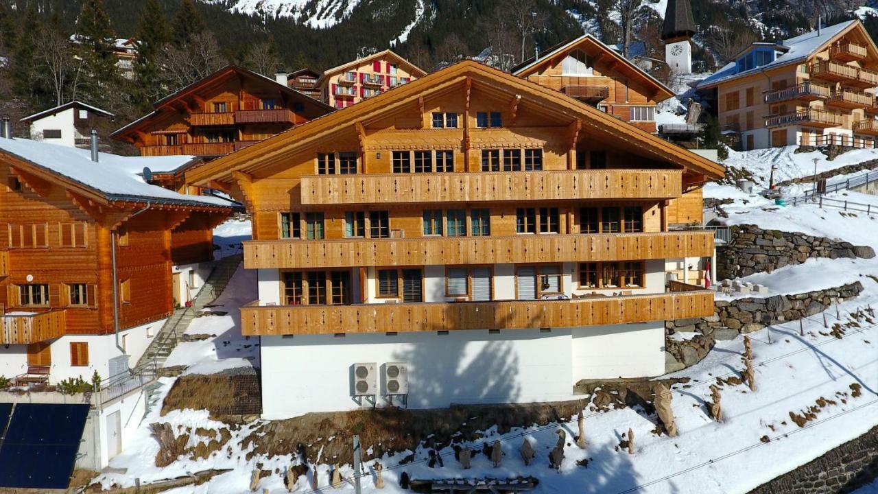 Holiday Flat #1, Chalet Aberot, Wengen, Switzerland Esterno foto